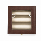 Luxury Bangle Storage Box with Mirror – Velvet Jewellery Organizer (30.48 × 30.48 × 12.70 cm)