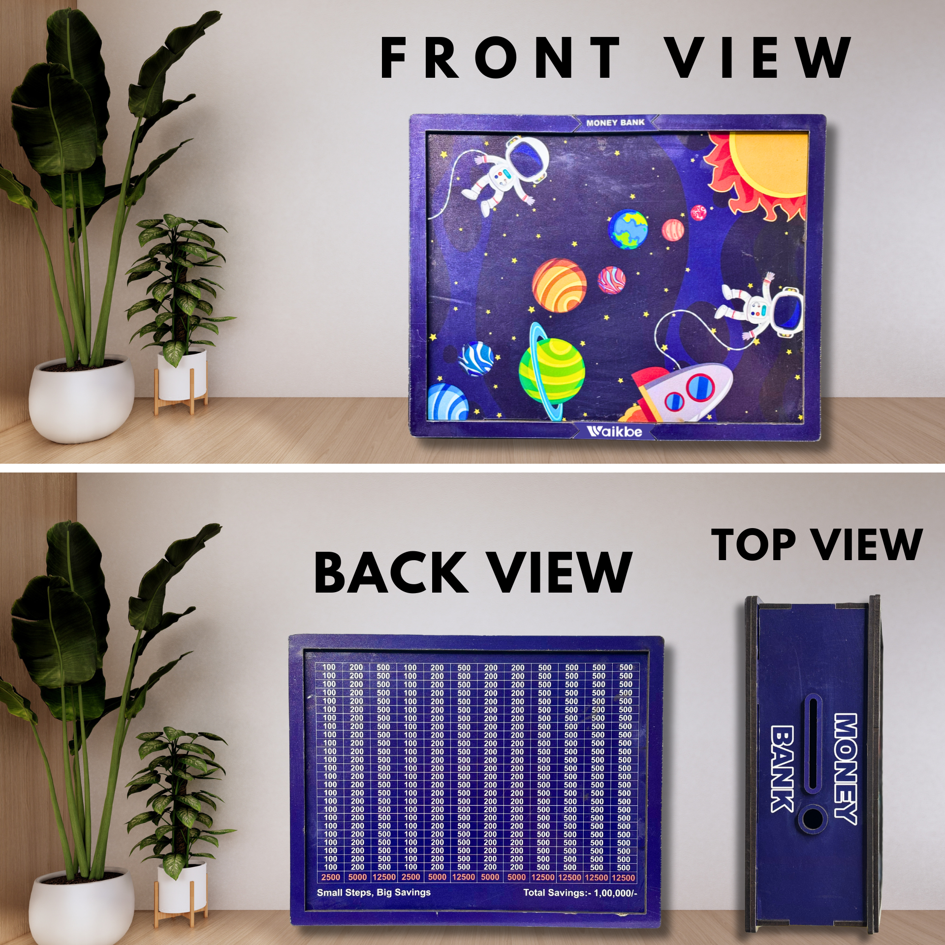 Space Money Saving Box for Adult 1L