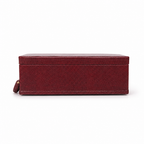 Luxury Leather Jewellery Box with Combination Lock & Multi-Compartment Organizer (30.48 × 12.95 × 10.16 cm)