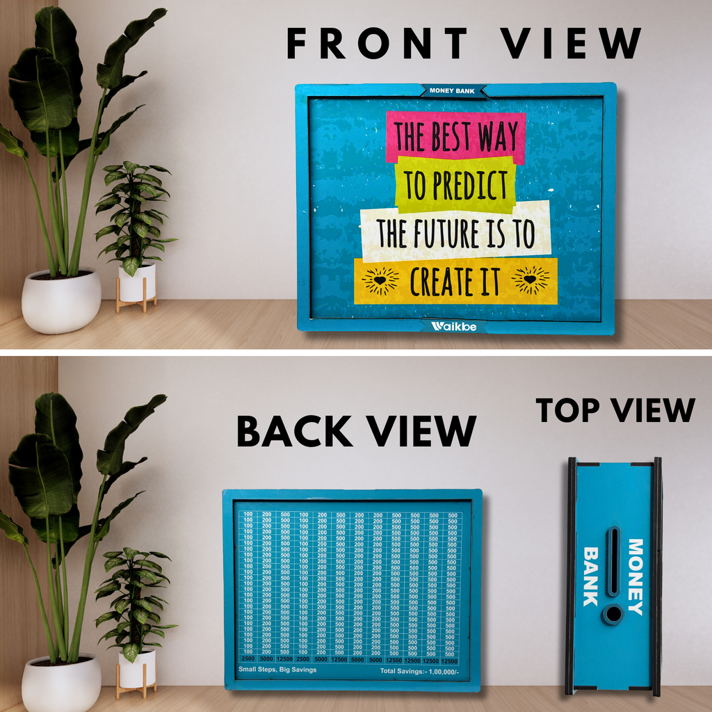 Motivational Money Saving Box for Adult 1L