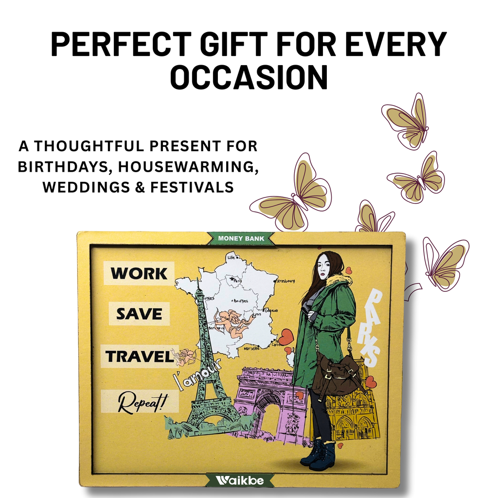 Independent Women Money Saving Box for Adult 1L