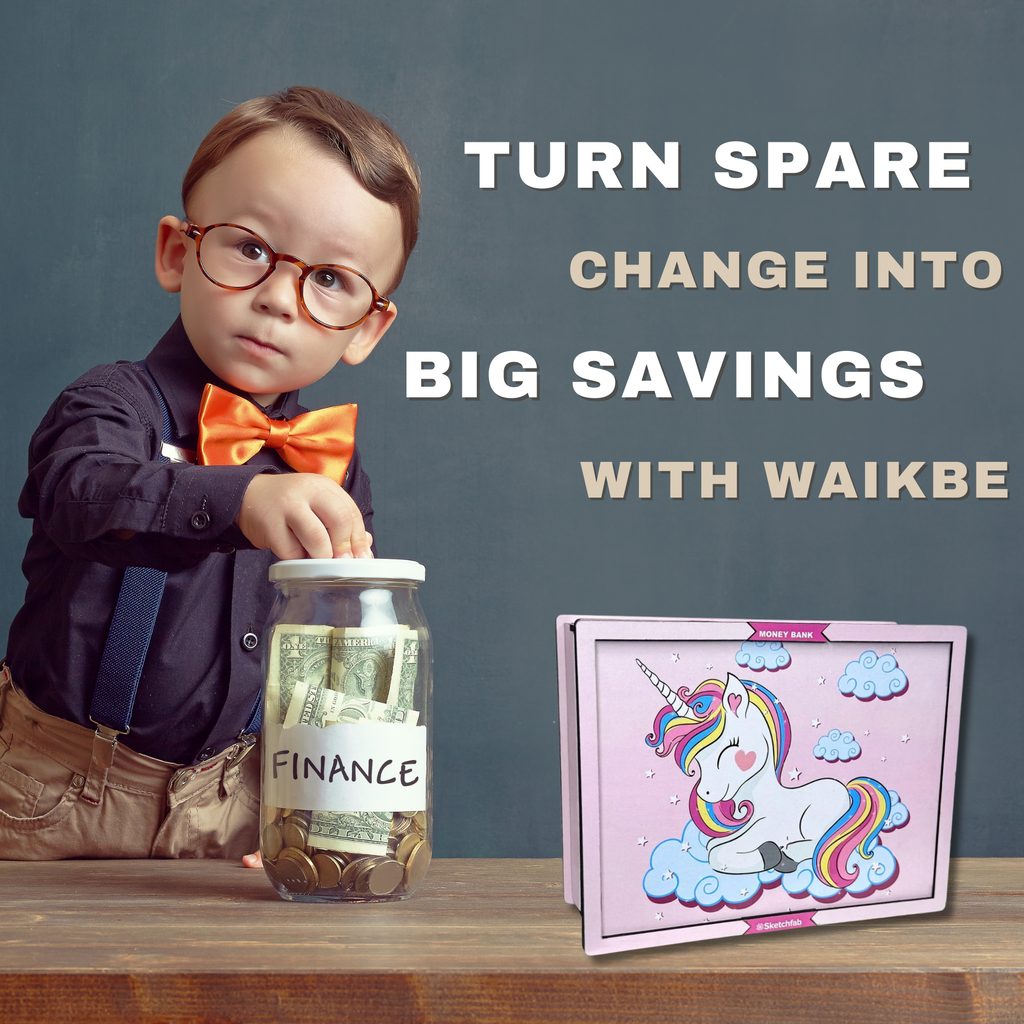 Pink Unicorn Money Saving Box for Adult 1L