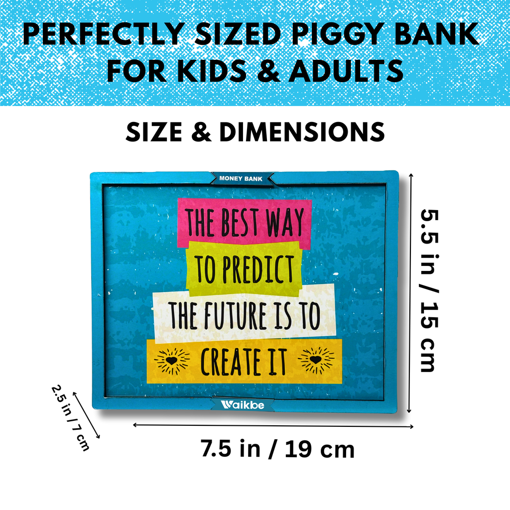 Motivational Money Saving Box for Adult 1L