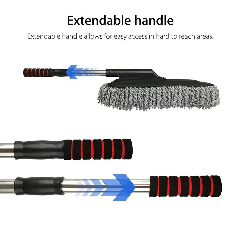 Car Interior Cleaning Brush Combo for Dashboard, AC Vents, Upholstery (Pack of 4)