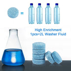 Upkit Car Accessories 50PCS/1Set Car Wiper Detergent Effervescent Tablets Washer Auto Windshield Cleaner Glass Wash Cleaning Compact Concentrated Tools (50)
