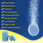 Upkit Car Accessories 50PCS/1Set Car Wiper Detergent Effervescent Tablets Washer Auto Windshield Cleaner Glass Wash Cleaning Compact Concentrated Tools (50)
