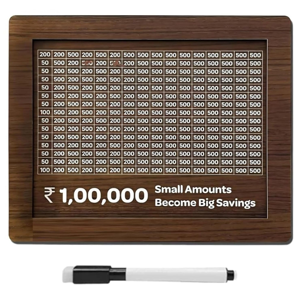 Wooden Piggy Bank for Kids & Adults 1L