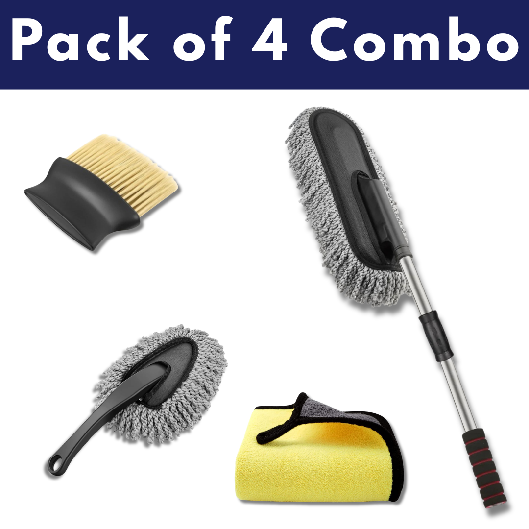 Pack of 4 - Upkit Premium Car Cleaning Combo