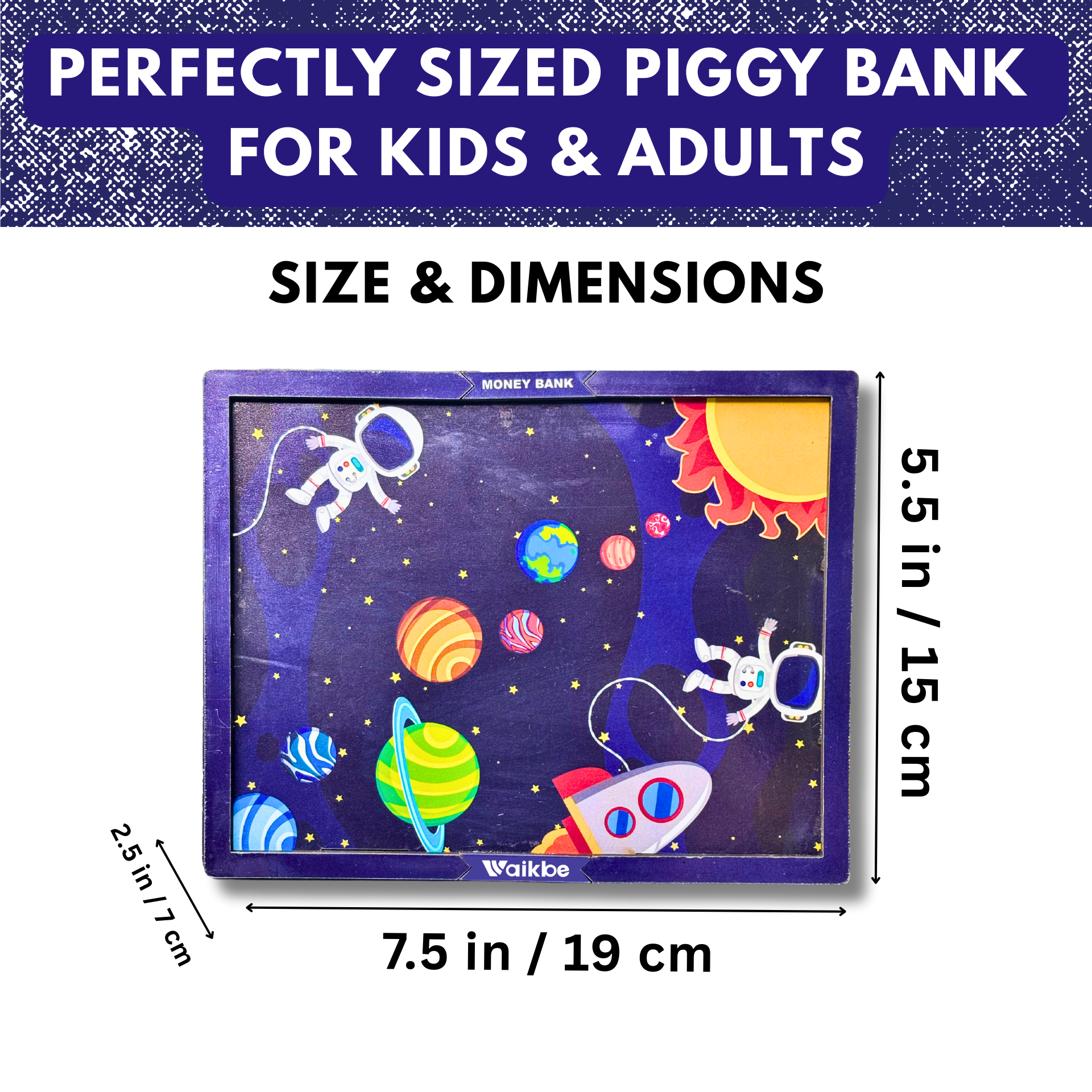 Space Money Saving Box for Adult 1L