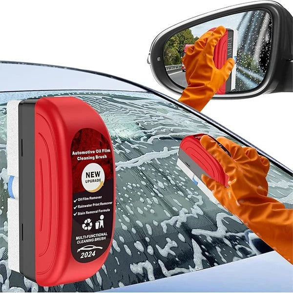 Car Glass Oil Film Remover - Anti-Fog &amp; Hydrophobic Windshield Protection