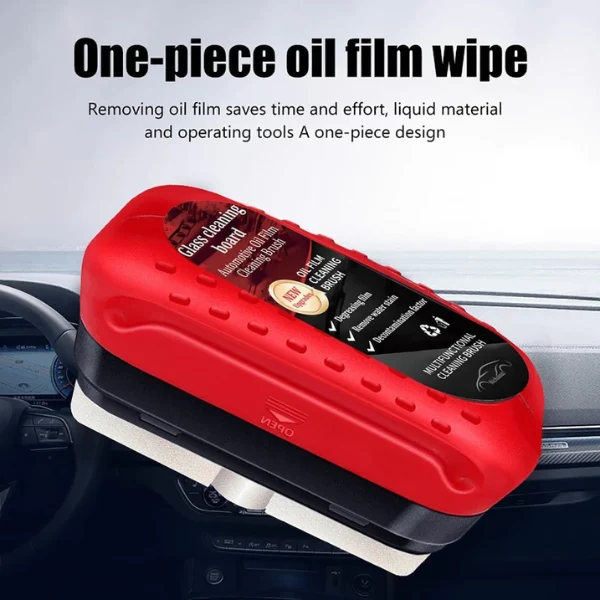 Car Glass Oil Film Remover - Anti-Fog &amp; Hydrophobic Windshield Protection